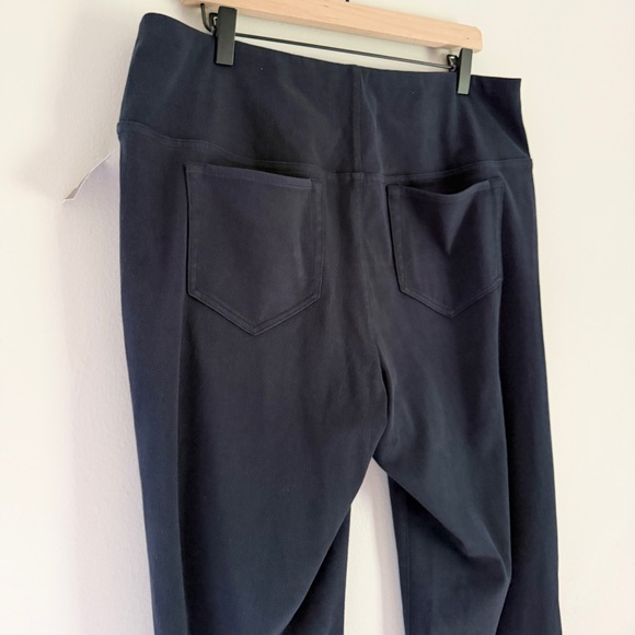 NWT‎ J. Jill Wearever Women’s Smooth Fit Knit Pull On Jeans Navy Blue Large Tall - Picture 4 of 9